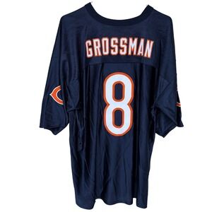 Rex Grossman #8 Chicago Bears‎ Football Jersey XL Navy Blue NFL Mens
